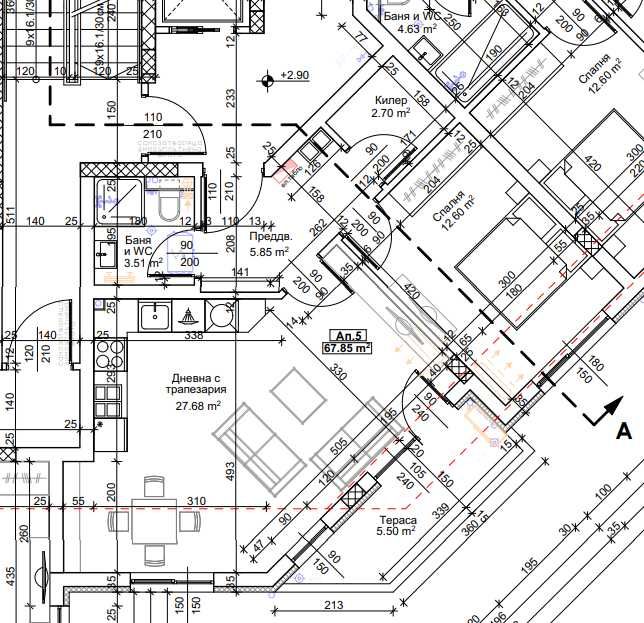 Двустаен апартамент в Пловдив, Тракия - 79 кв.м за 580 €/кв.м - Снимка #1
