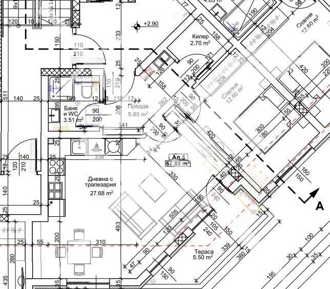 Двустаен апартамент в Пловдив, Тракия - 78 кв.м за 1052 €/кв.м - Снимка #1