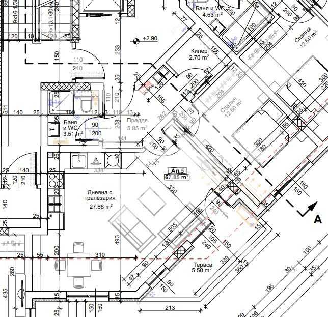 Двустаен апартамент в Пловдив, Тракия - 78 кв.м за 1052 €/кв.м - Снимка #1