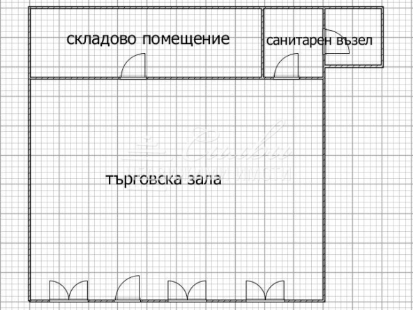 Магазин в Шумен, Болницата - 40 кв.м за 1750 €/кв.м - Снимка #1