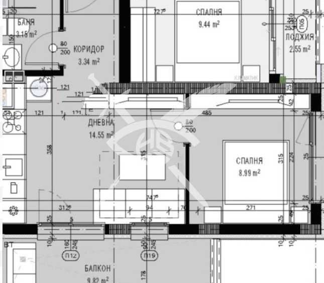 Двустаен апартамент в к.к. Слънчев бряг - 54 кв.м за 1278 €/кв.м - Снимка #1