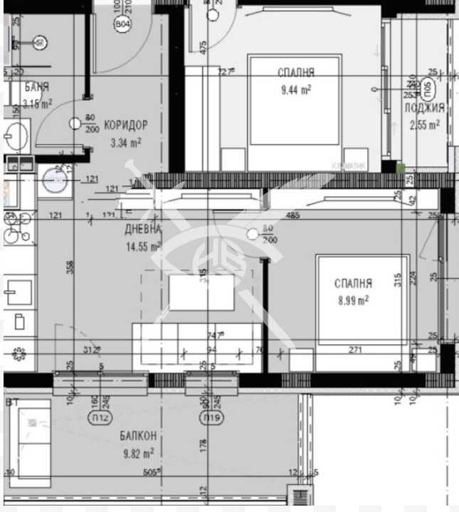 Двустаен апартамент в к.к. Слънчев бряг - 54 кв.м за 1278 €/кв.м - Снимка #1