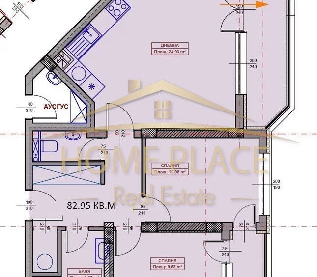 Тристаен апартамент в Варна, Възраждане 2 - 98 кв.м за 1837 €/кв.м - Снимка #1