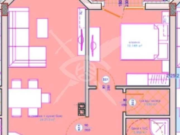 Двустаен апартамент в Бургас, Сарафово - 69 кв.м за 1250 €/кв.м - Снимка #1