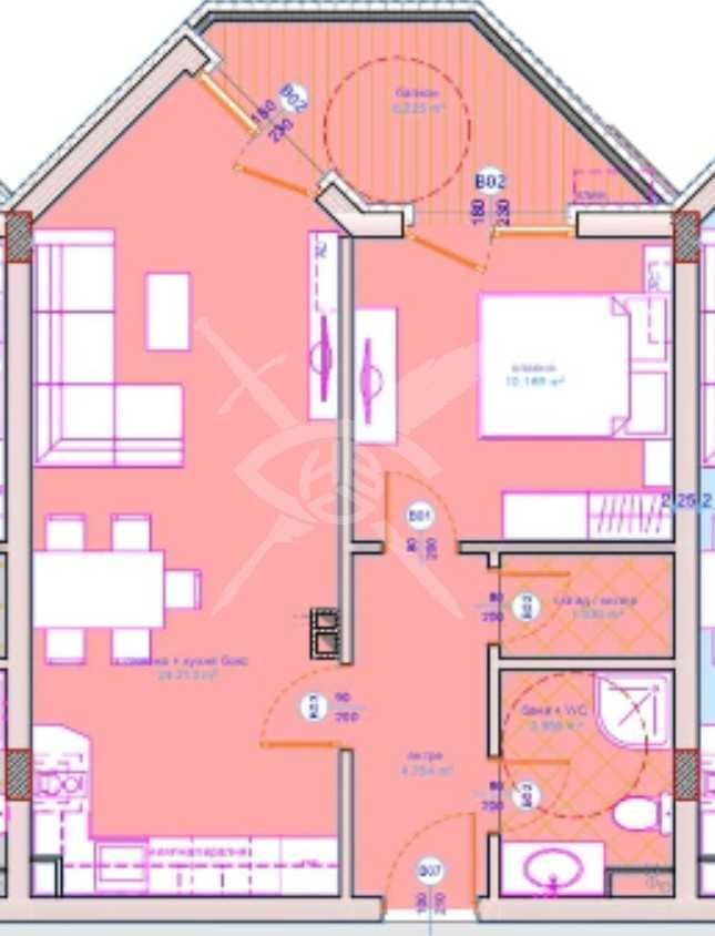 Двустаен апартамент в Бургас, Сарафово - 69 кв.м за 1250 €/кв.м - Снимка #1