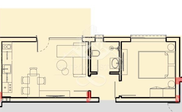 Едностаен апартамент в Велинград - 49 кв.м за 900 €/кв.м - Снимка #1