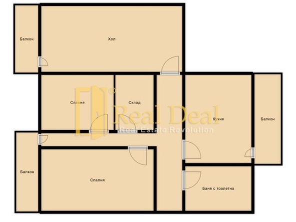 Тристаен апартамент в София, Сердика - 92 кв.м за 1685 €/кв.м - Снимка #1