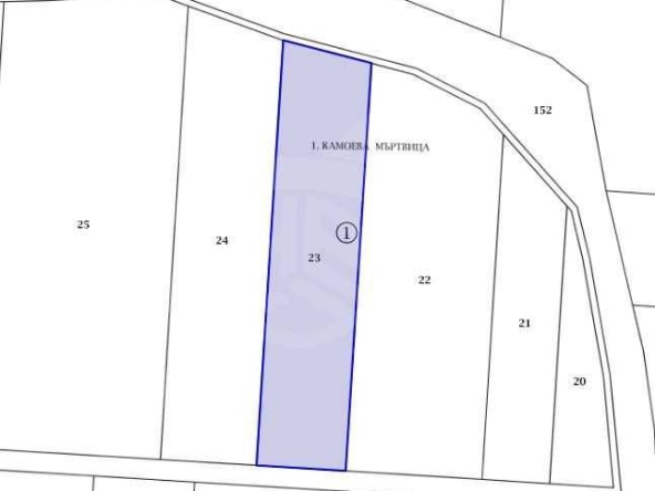 Парцел в с. Куртово Конаре, Област Пловдив - 3229 кв.м за 3 €/кв.м - Снимка #1