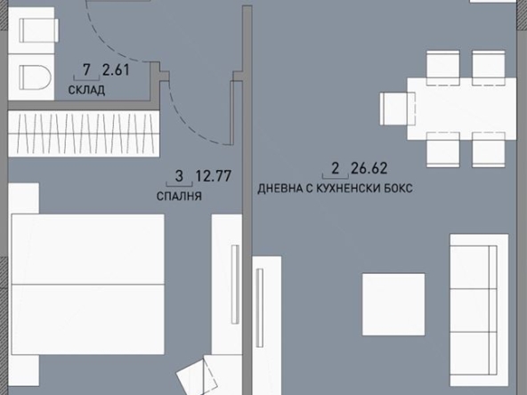 Двустаен апартамент в София, Малинова долина - 75 кв.м за 1199 €/кв.м - Снимка #1