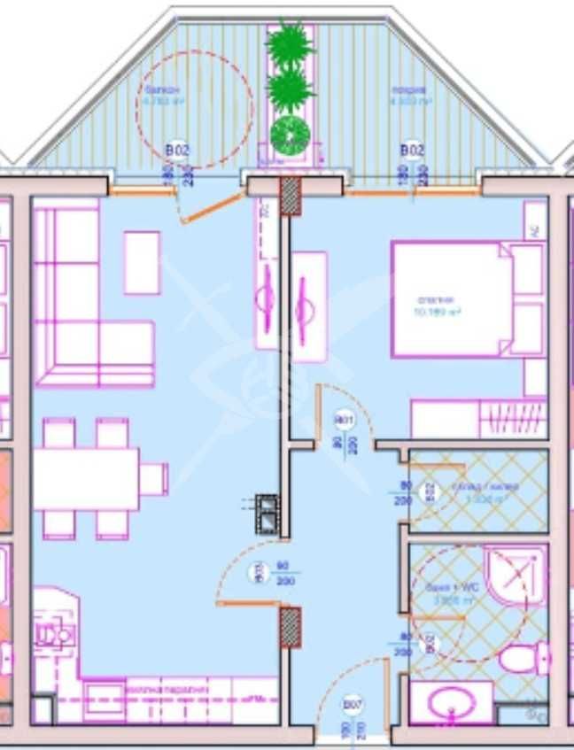 Двустаен апартамент в Бургас, Сарафово - 69 кв.м за 1340 €/кв.м - Снимка #1