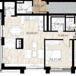 Тристаен апартамент в София, Зона Б-5 - 128 кв.м за 2031 €/кв.м - Снимка #1