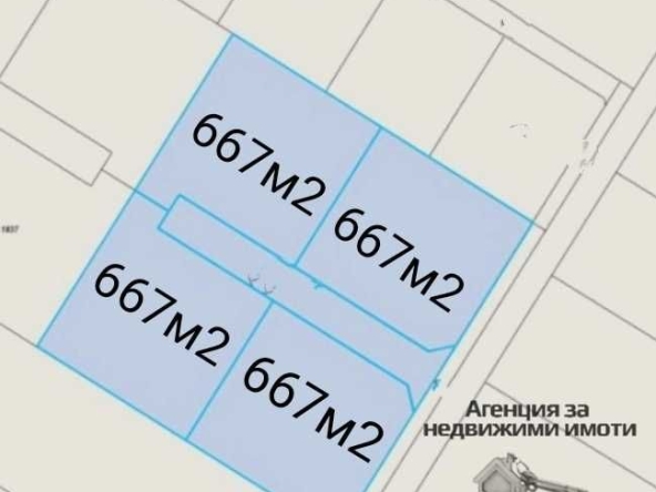 Парцел в Асеновград - 667 кв.м за 52 €/кв.м - Снимка #1
