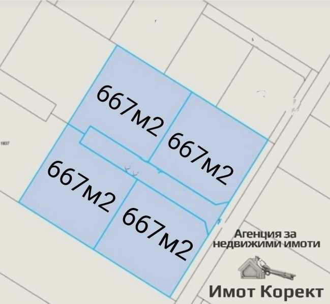 Парцел в Асеновград - 667 кв.м за 52 €/кв.м - Снимка #1