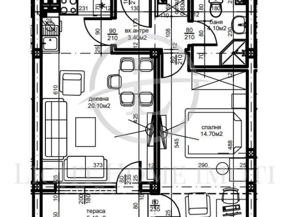 Двустаен апартамент в Пловдив, Кючук Париж - 67 кв.м за 1230 €/кв.м - Снимка #1