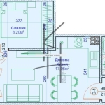 Двустаен апартамент в Варна, Възраждане 1 - 48 кв.м за 1584 €/кв.м - Снимка #1