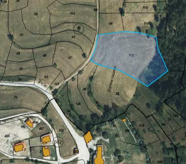 Парцел в с. Гела, Област Смолян - 5878 кв.м за 9 €/кв.м - Снимка #1