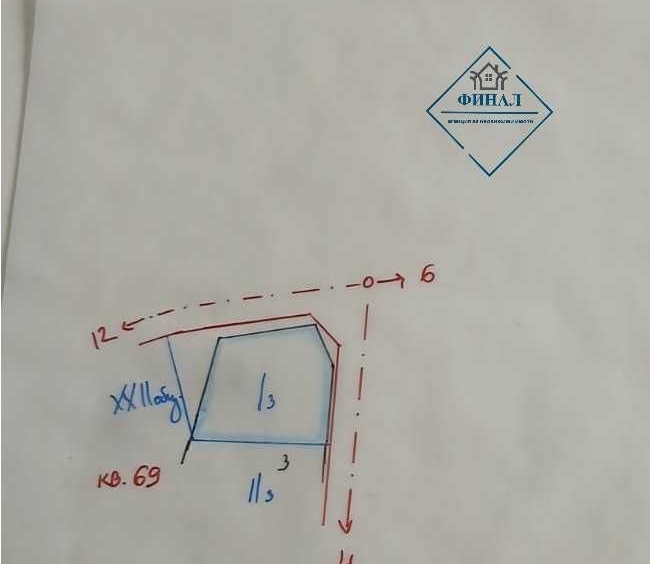 Парцел в с. Ветрино, Област Варна - 884 кв.м за 12 €/кв.м - Снимка #1