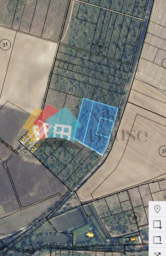 Парцел в с. Рогачево, Област Добрич - 22509 кв.м за 10 €/кв.м - Снимка #1