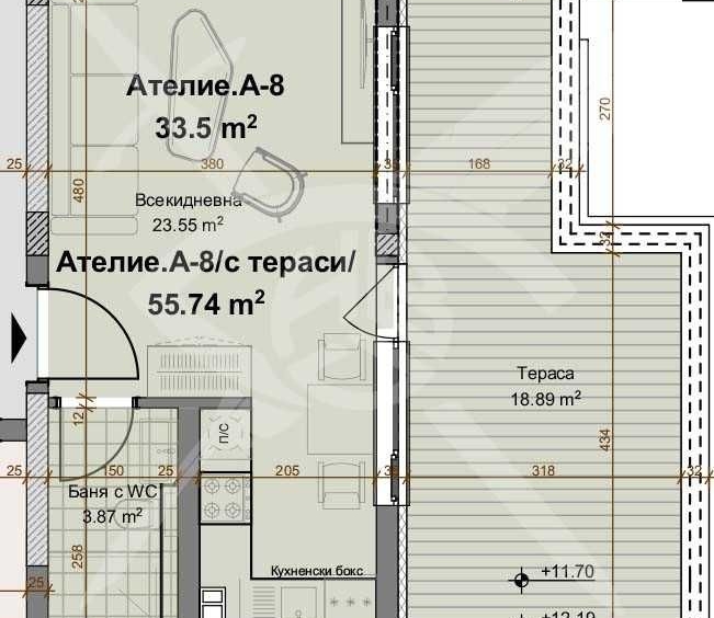 Едностаен апартамент в Пловдив, Христо Смирненски - 65 кв.м за 384 €/кв.м - Снимка #1