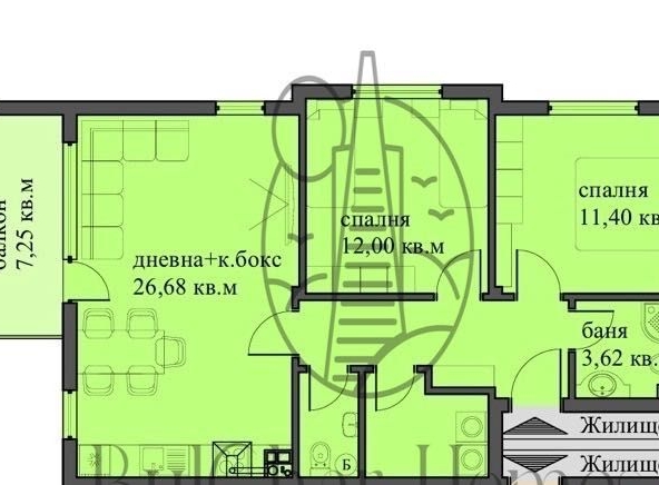 Тристаен апартамент в Варна, м-т Пчелина - 102 кв.м за 1350 €/кв.м - Снимка #1