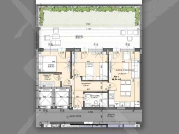 Тристаен апартамент в Пловдив, Тракия - 79 кв.м за 872 €/кв.м - Снимка #1