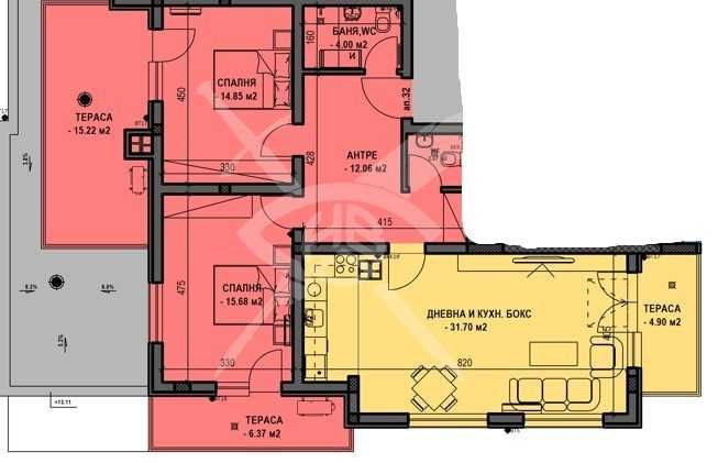 Тристаен апартамент в Пловдив, Остромила - 145 кв.м за 920 €/кв.м - Снимка #1