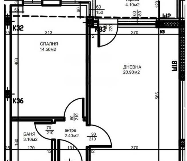 Двустаен апартамент в Пловдив, Тракия - 61 кв.м за 1341 €/кв.м - Снимка #1