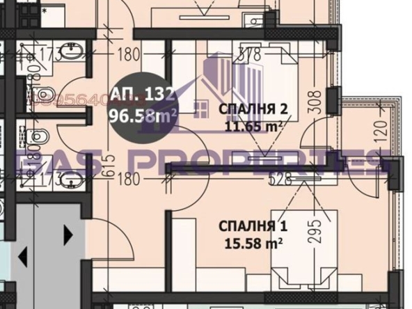 Тристаен апартамент в София, Малинова долина - 97 кв.м за 2062 €/кв.м - Снимка #1