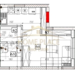 Едностаен апартамент в Варна, Владислав Варненчик - 36 кв.м за 1184 €/кв.м - Снимка #1