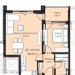 Двустаен апартамент в Пловдив, Остромила - 67 кв.м за 647 €/кв.м - Снимка #1