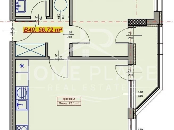 Двустаен апартамент в Варна, Възраждане 1 - 67 кв.м за 936 €/кв.м - Снимка #1
