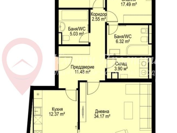 Тристаен апартамент в София, Бояна - 147 кв.м за 2397 €/кв.м - Снимка #1