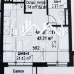 Двустаен апартамент в София, Банишора - 51 кв.м за 1863 €/кв.м - Снимка #1