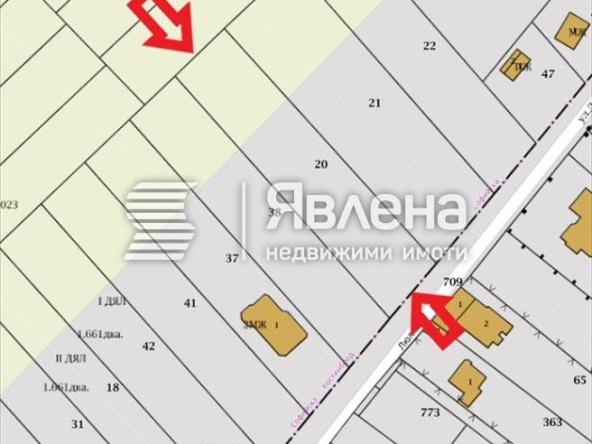 Парцел в с. Житен, Област София-град - 1802 кв.м за 32 €/кв.м - Снимка #1