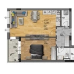 Двустаен апартамент в Пловдив, Остромила - 72 кв.м за 479 €/кв.м - Снимка #1