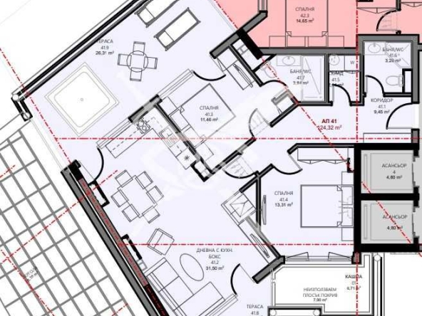 Тристаен апартамент в Поморие - 124 кв.м за 1160 €/кв.м - Снимка #1