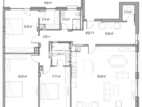 Многостаен апартамент в Пловдив, Христо Смирненски - 230 кв.м за 2508 €/кв.м - Снимка #1