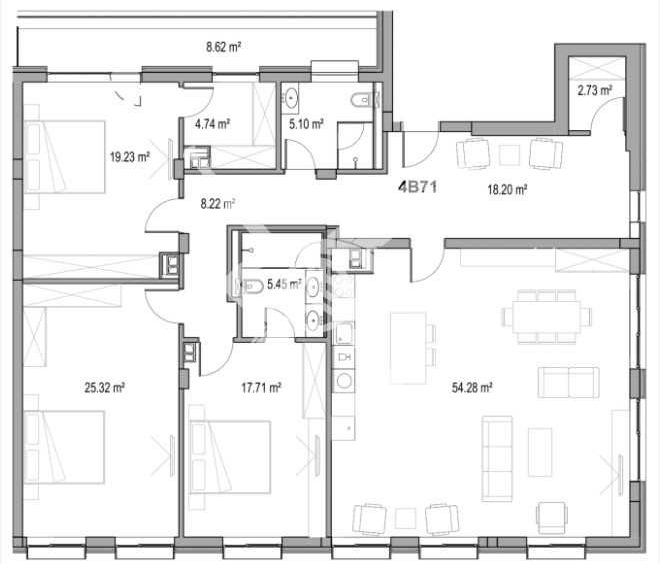 Многостаен апартамент в Пловдив, Христо Смирненски - 230 кв.м за 2508 €/кв.м - Снимка #1