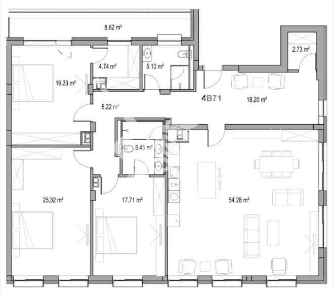Многостаен апартамент в Пловдив, Христо Смирненски - 230 кв.м за 2508 €/кв.м - Снимка #1