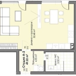 Едностаен апартамент в Пловдив, Христо Смирненски - 64 кв.м за 463 €/кв.м - Снимка #1