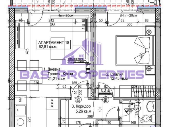 Двустаен апартамент в София, Модерно предградие - 74 кв.м за 1699 €/кв.м - Снимка #1