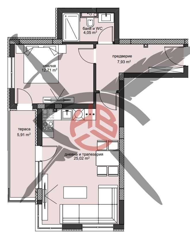 Двустаен апартамент в Пловдив, Христо Смирненски - 81 кв.м за 1028 €/кв.м - Снимка #1