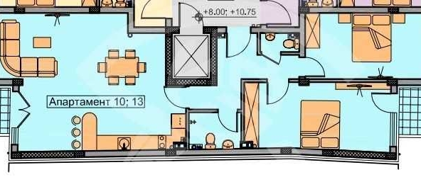 Тристаен апартамент в Пловдив, Христо Смирненски - 121 кв.м за 753 €/кв.м - Снимка #1
