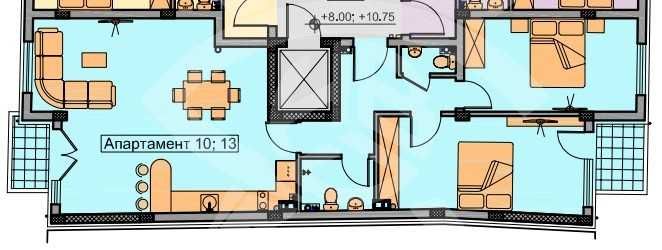 Тристаен апартамент в Пловдив, Христо Смирненски - 121 кв.м за 1476 €/кв.м - Снимка #1