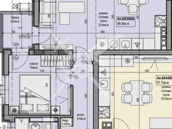 Двустаен апартамент в Пловдив, Христо Смирненски - 67 кв.м за 1000 €/кв.м - Снимка #1