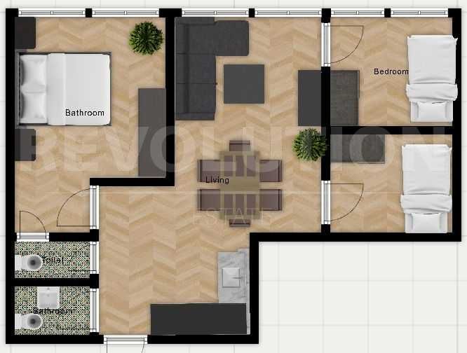 Тристаен апартамент в София, Център - 74 кв.м за 3377 €/кв.м - Снимка #1