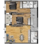 Тристаен апартамент в Пловдив, Остромила - 112 кв.м за 931 €/кв.м - Снимка #1