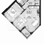 Двустаен апартамент в София, Дружба 2 - 85 кв.м за 1242 €/кв.м - Снимка #1