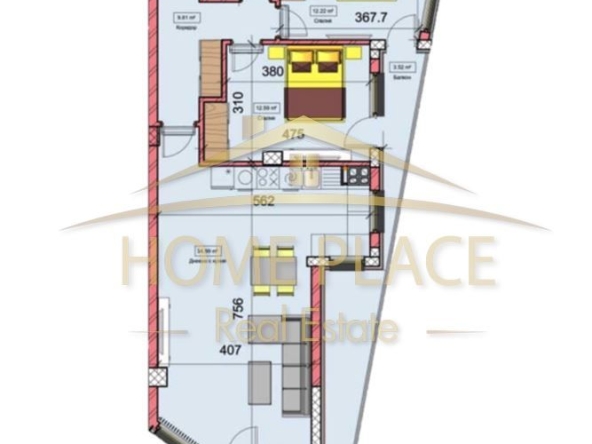 Тристаен апартамент в Варна, Бриз - 117 кв.м за 1924 €/кв.м - Снимка #1