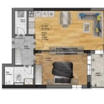 Двустаен апартамент в Пловдив, Остромила - 73 кв.м за 481 €/кв.м - Снимка #1